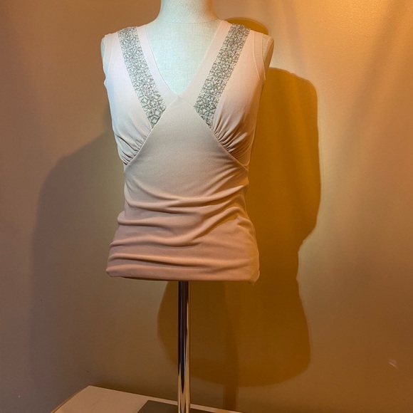 Karen Kane Tops - Pink Top with Silver Embellishments Karen Kane sz small
